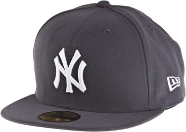 Кепка New Era New York Yankees 59fifty MLB Basic чорний/білий (58.7, Graphite/Weiss)