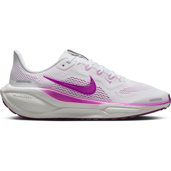 Кросівки Nike Air Zoom Pegasus 40 для дітей старшого віку, білі, фіолетові, чорні, рожеві (40 EU)