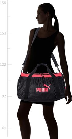 Спортивна сумка Puma Evercat Dispatch для жінок, чорна з рожевим (Black/Paradise Pink), універсальний розмір