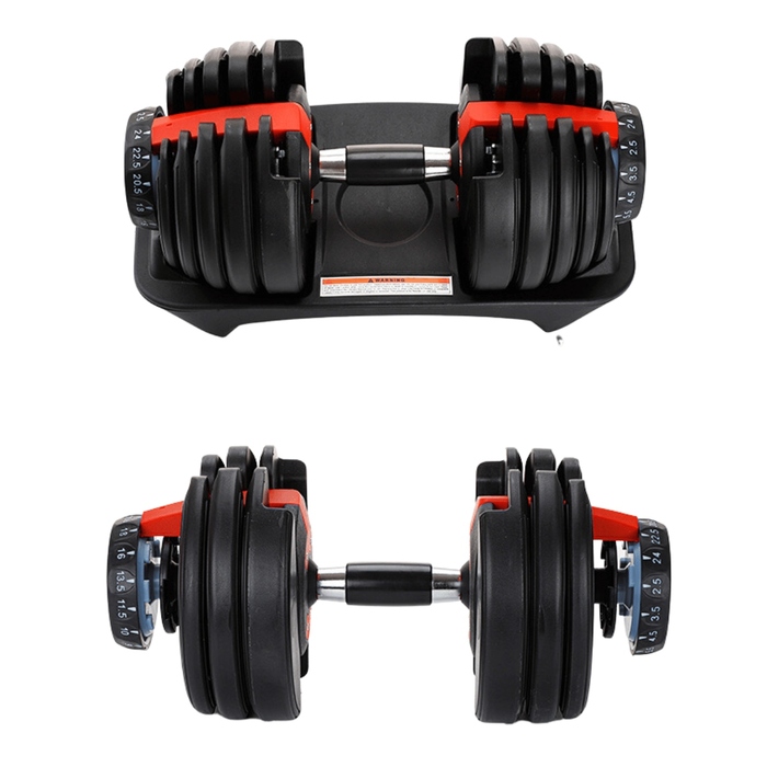 Регульовані гумовані гантелі Eiflex 1 x 24 кг