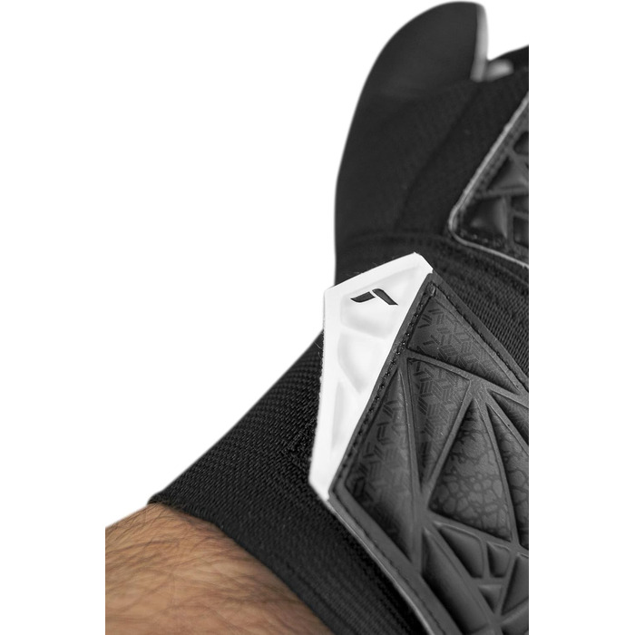 Воротарські рукавички Reusch Attrakt Starter Solid Junior (Чорні, Розмір 5) для дітей та підлітків | Зчеплення, стабільність, тренування, Kunstrasen/Naturrasen/Hartplatz