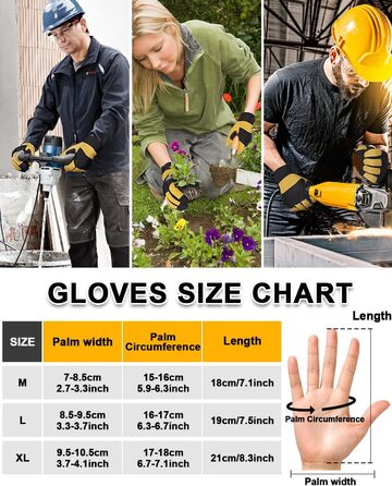 Зимові рукавички RIGWAR для чоловіків та жінок, водонепроникні велосипедні рукавички з підтримкою сенсорного екрану, терморукавички, вітрозахисні рукавички для їзди на конях, мотоциклі, походів, велосипедів, прогулянок (Чорний з жовтим, S)