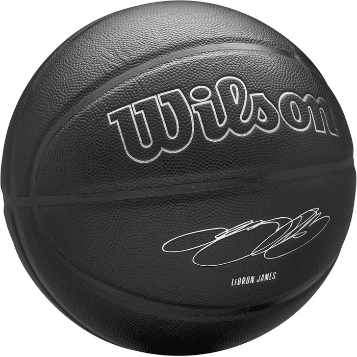 М'яч баскетбольний Wilson NBA Player Evergreen LeBron, розмір 7, чорний
