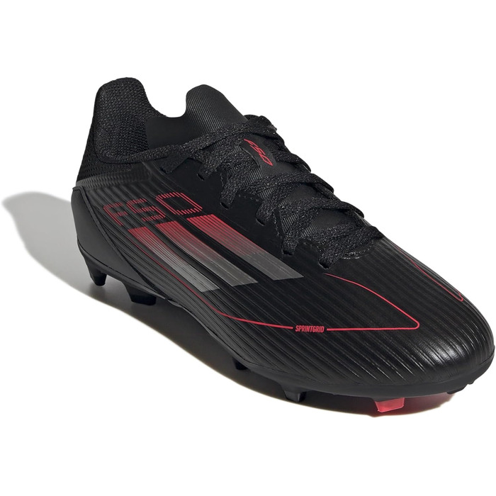 Дитячі футбольні бутси Adidas F50 League FG/MG, 29 EU, чорний/металік/червоний