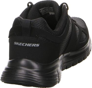 Чоловічі кросівки Skechers Burns-Agoura, 41 EU, чорний шкіряний верх з сіткою