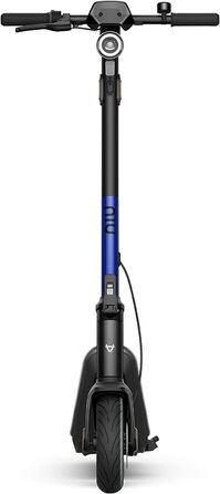 Електросамокат NIU KQi3 Sport з/без дорожньої сертифікації, запас ходу до 40 км, потужність 600 Вт, задній привід, широкі 9,5'' пневматичні шини, велика підніжка, подвійна гальмівна система, IP54, складаний, дисплей, підтримка додатку