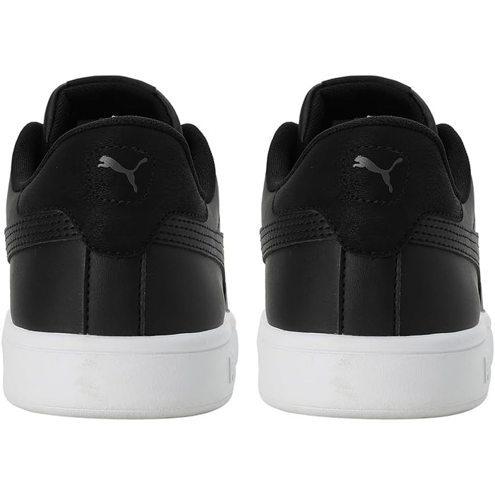 Кросівки Puma Smash 3.0 L унісекс, чорні з білою підошвою, розмір 44.5 EU