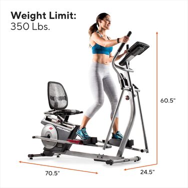 Гібридний тренажер ProForm Trainer Hybrid, чорний, домашній велотренажер