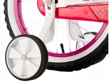 Дитячий алюмінієвий велосипед Karbon Star 16'' білий для дівчинки, 9 кг