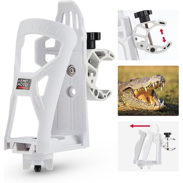 Тримач для пляшки KEMIMOTO: універсальний, для велосипеда, ролера, мотоцикла, дитячої коляски, MTB (800 мл)