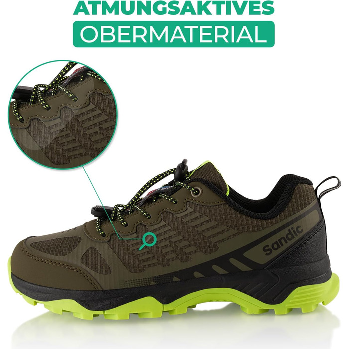 Трекінгові черевики для жінок та чоловіків, дихаючі, для трекінгу та трейлраннінгу, розмір 42 EU, зелені