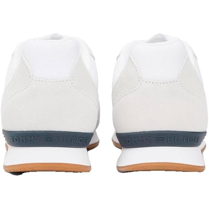 Чоловічі кросівки Tommy Hilfiger Runner Icon Mix FM0FM05679 Low Top, білі, розмір 40 EU