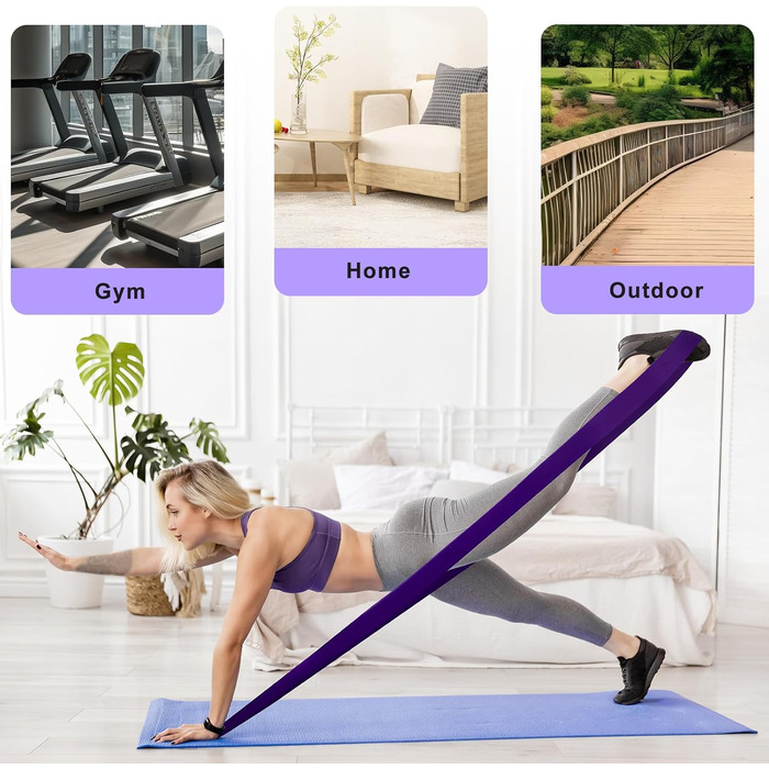 Еластична стрічка для фітнесу та йоги, 3 шт. (50-100 lbs)