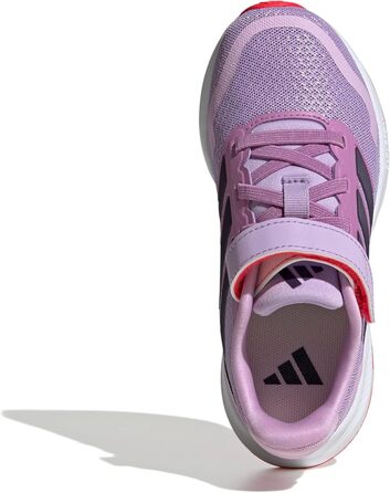 Дитячі кросівки adidas RUNFALCON 5 для хлопчиків та дівчаток, кольори Powder Plum/Aurora Plum/Lucid Red, розмір 28 1/2 EU