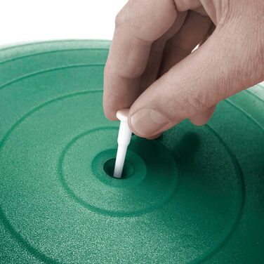 BODYMATE Гімнастичний м'яч для фітнесу, йоги та тренувань спини, 55 см (до 154 см) з насосом та E-book