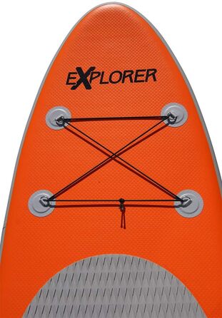 Надувна SUP-дошка EXPLORER ALF2 320 см, помаранчева, для веслування стоячи