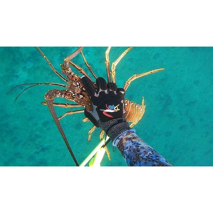 Рукавички для дайвінгу Kevar Spearfishing | Спеціальні рукавички для підводної ловлі | Стійкі до проколів | Розмір M