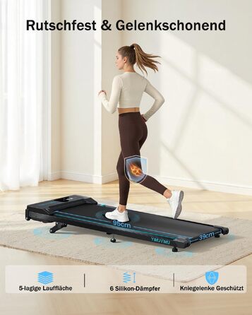 Домашня бігова доріжка Walking Pad з регульованим нахилом 0-8% та швидкістю до 10 км/год