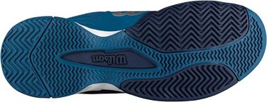 Тенісні кросівки Wilson RUSH PRO Unisex для дітей (36 EU, багато кольорів Deep Water Navy, Wilson Scuba Blue)