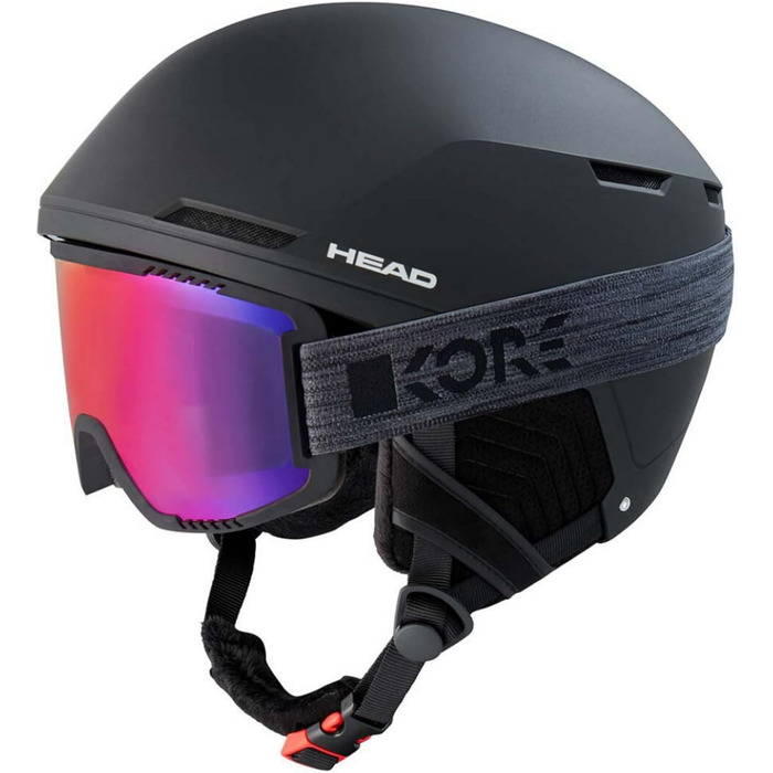 Гірськолижний шолом HEAD Compact Pro чорний матовий M/L