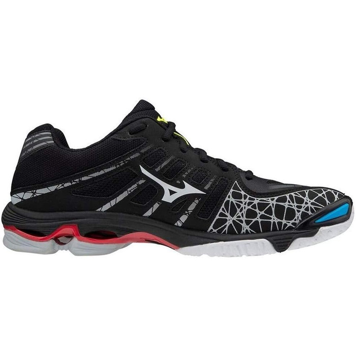 Волейбольне взуття Mizuno Wave Voltage Unisex, 48.5 EU, чорний/білий