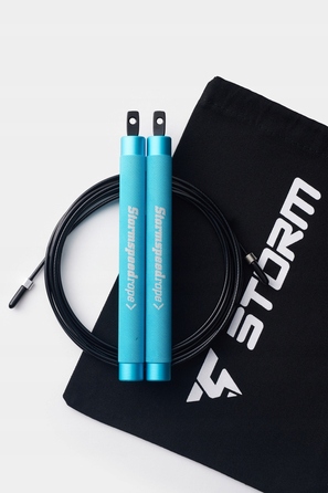 Тренувальна скакалка STORM SPEED ROPE SV2, зелена + чохол