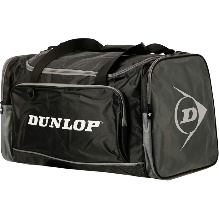 Спортивна сумка Dunlop з відділенням для взуття та вологих речей, велика дорожня та фітнес-сумка для чоловіків і жінок, 62x32x33 см