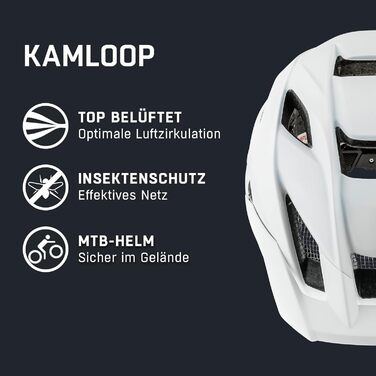 Шолом велосипедний Alpinа Kamloop fullface, coffee-grey, L (60-64 см), 2024
