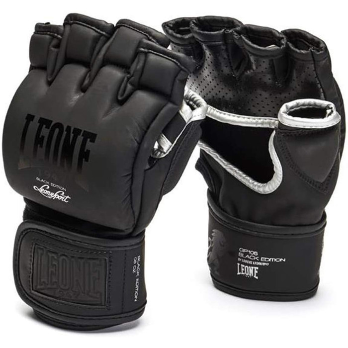 MMA рукавички LEONE 1947 Black Edition, унісекс, чорні, GP105 XL