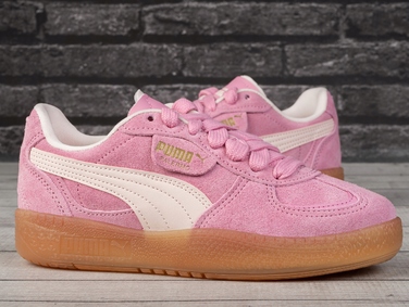 Жіночі спортивні кеди Puma на платформі, шкіряні, розмір 36