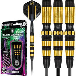 WINMAU Simon Whitlock Dynamic Special Edition 23 г професійні вольфрамові дартси з оперенням і стрижнями