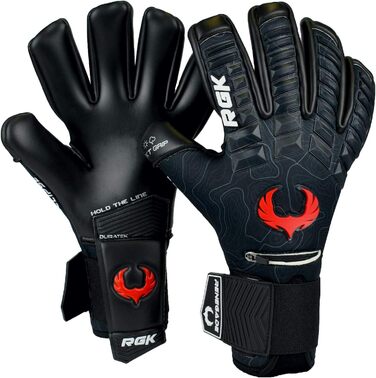 Воротарські рукавиці Renegade GK Eclipse Profi з захистом пальців (Розмір 7, Рівень 5) 4+3мм EXT Contact Grip | Професійні рукавиці для воротарів чоловіків, підлітків