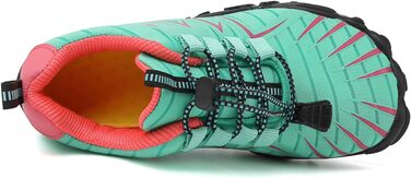 Дитячі босі кросівки для хлопчиків та дівчаток, дихаючі, неслизькі, легкі спортивні кросівки для ходьби та бігу, розмір EU 26-40 (40 EU, Зелений)