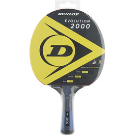 Настільна ракетка Dunlop Evolution 2000, ITTF, для просунутих, чорна, універсальна