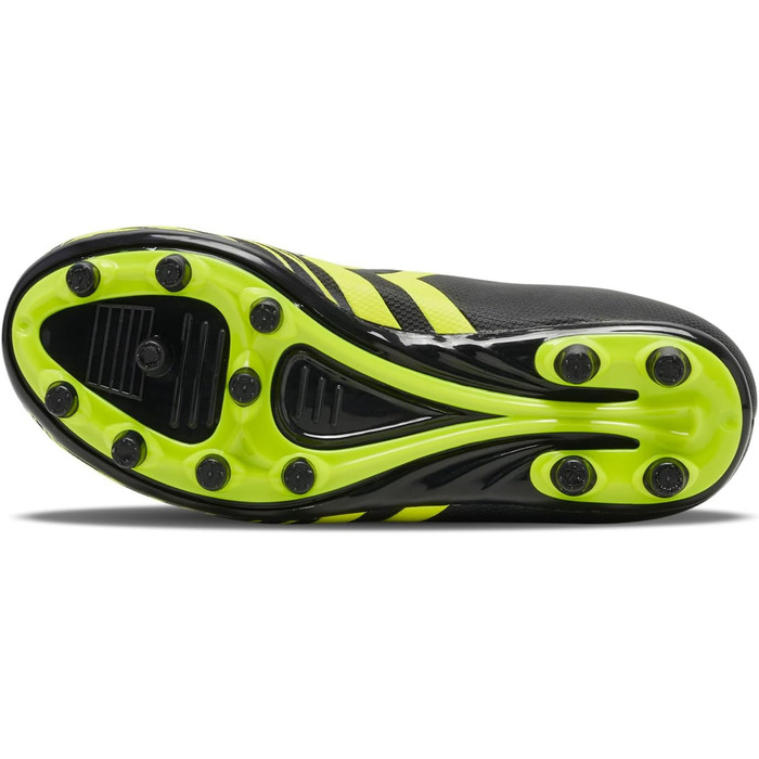 Дитячі футбольні бутси Hummel Top Star 30 EU, чорно-жовті, з клямками для різних типів ґрунту