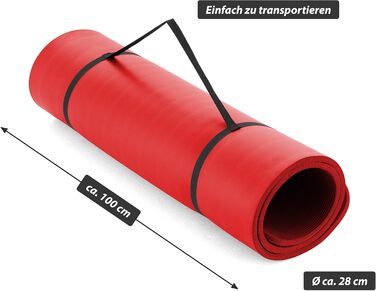 Килимок для йоги MAXXIVA 190x60/100x1,5 см, з ременем, фталатів немає, не ковзає, різні кольори – гімнастичний, фітнес, спортивний, для тренувань