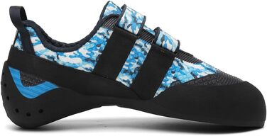 Жіночі скельні туфлі для скелелазіння, антиковзаючі, для залу та вулиці, з двома ремінцями, для початківців (34 EU, блакитні)