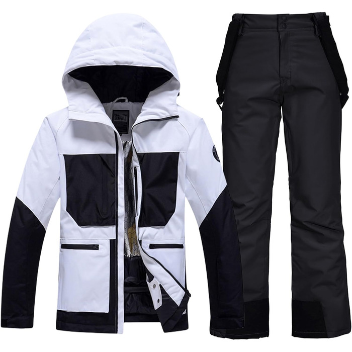 Жіночий комплект гірськолижний HOTIAN: куртка та штани, водонепроникний, вітронепроникний, теплий, для зимових видів спорту