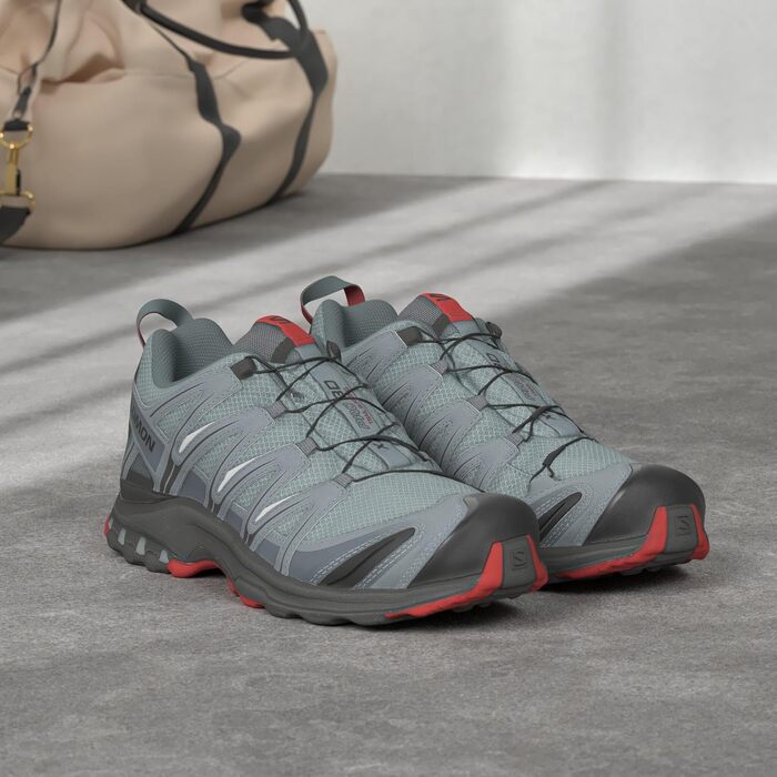 Чоловічі трекінгові черевики Salomon XA PRO 3D Gore-TEX 44 2/3 EU Lead Black Barbados Cherry