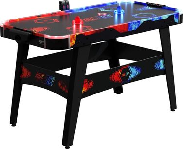 Airhockey Carromco Fire & Ice: Ігровий стіл з LED-підсвічуванням та електронним підрахунком очок