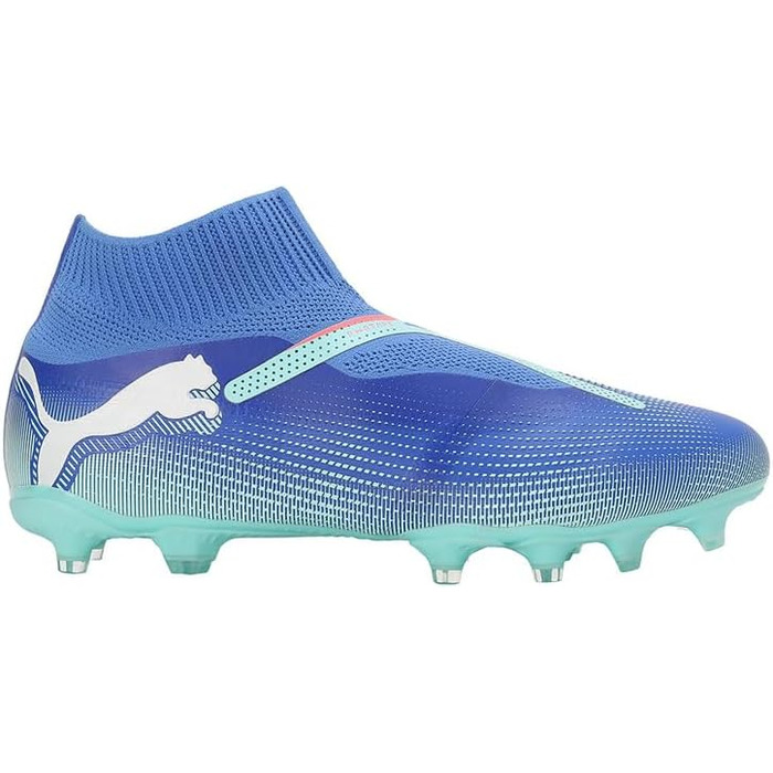 Кросівки футбольні PUMA Future 7 Match+ Ll Fg/Ag (42.5 EU, Bluemazing Puma White Electric Peppermint)