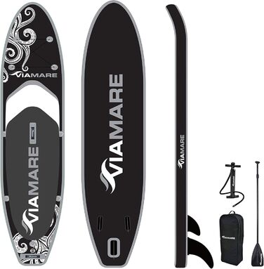 Надувна SUP-дошка VIAMARE 330 S Octopus, комплект, біло-чорна