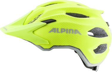 ALPINA CARAPAX JR. FLASH – дитячий велосипедний шолом з LED підсвіткою, легкий і безпечний, з сіткою від комах, матовий, розмір 51-56 см
