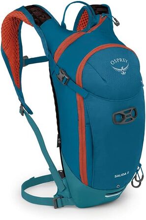 Велосипедний рюкзак Osprey Salida 8, синій Waterfront, для подорожей