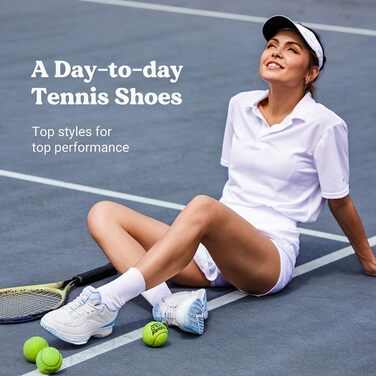 Тенісні кросівки FitVille для жінок - широка колодка, дихаючі, для тенісу, бадмінтону, залу, ходьби, розмір EU 38.5