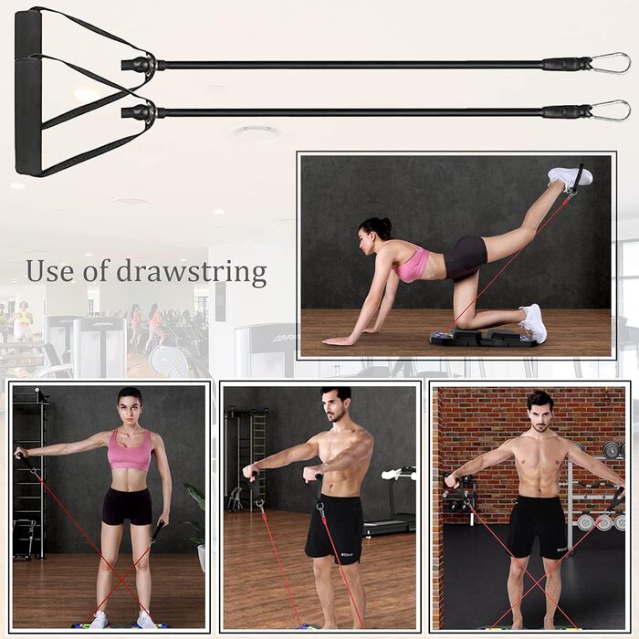 Дошка для віджимань AOUZEA Push Up Board 12-в-1: багатофункціональна, портативна, з захисними рукавичками та силіконовим килимком