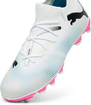 Дитячі футбольні бутси PUMA Future 7 Match BNA FG/AG Jr - 28 EU (Білий, Чорний, Рожевий)