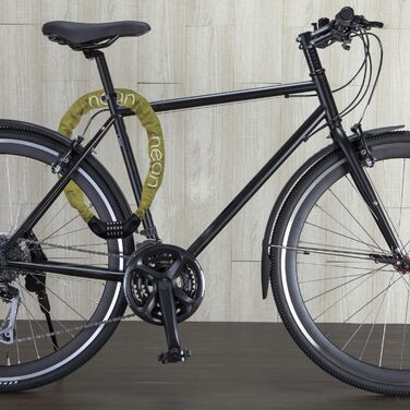 Велосипедне замкове обладнання Nean: ланцюговий замок з кодом, 6 мм, 900 мм, зелений