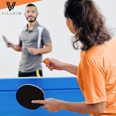 Набір тенісних м'ячів Villkin 3 зірки 40+ 24 шт. - Міцні м'ячі для настільного тенісу для відпочинку та змагань. Оранжеві м'ячі 40 мм.