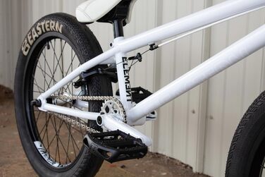BMX велосипед Eastern Bikes Element 20'', повністю хромолібденова рама та вилка, білий колір